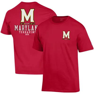Maryland Terrapins Champion Stack 2-Hit T-Shirt - Red
