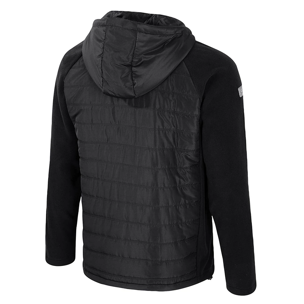 Veste à capuche entièrement zippée pour homme Colosseum Black Maryland Terrapins Block The Sun