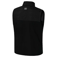 Men's Colosseum  Black Maryland Terrapins Block The Sun Full-Zip Vest