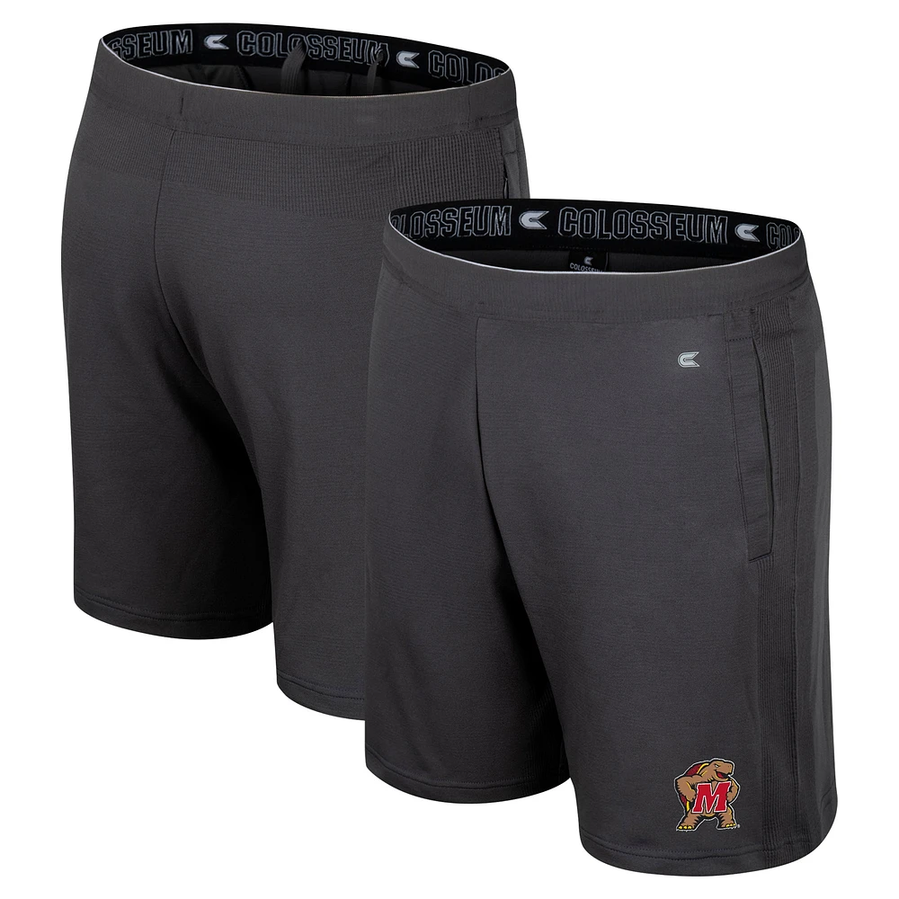 Men's Colosseum Charcoal Maryland Terrapins Forget Shorts