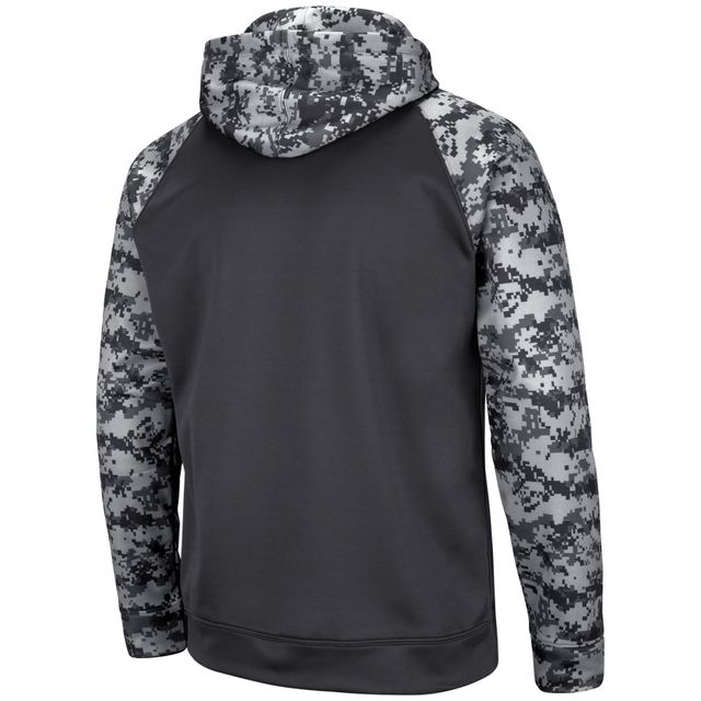 Sweat à capuche Colosseum Charcoal Maryland Terrapins OHT Military Appreciation Digital Camo pour homme