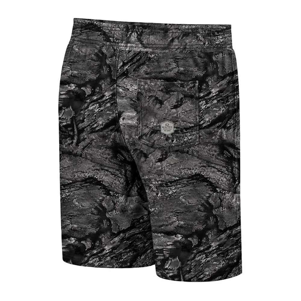 Men's Colosseum Charcoal Maryland Terrapins Realtree Aspect Ohana Swim Shorts