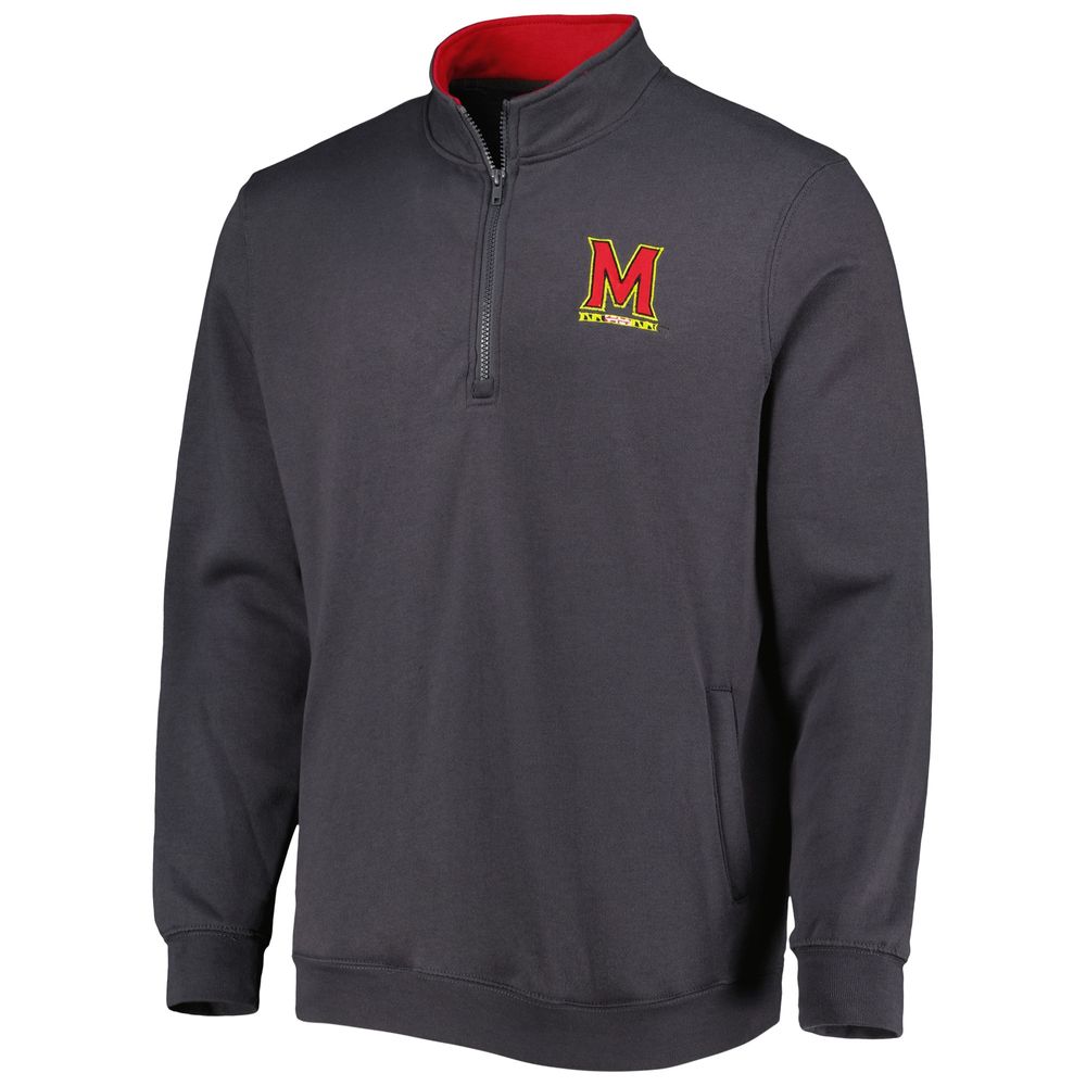 Men's Colosseum Charcoal Maryland Terrapins Tortugas Quarter-Zip Sweatshirt