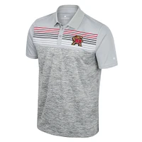 Polo cybernétique Colosseum Maryland Terrapins pour homme gris