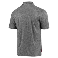 Men's Colosseum Heather Gray Maryland Terrapins Down Swing Polo