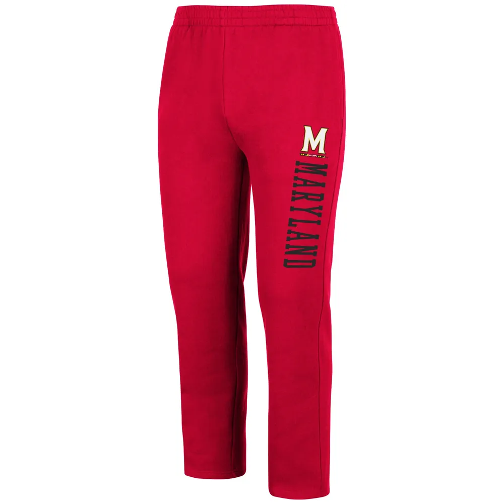 Pantalon Homme Colosseum Rouge Maryland Terrapins Polaire