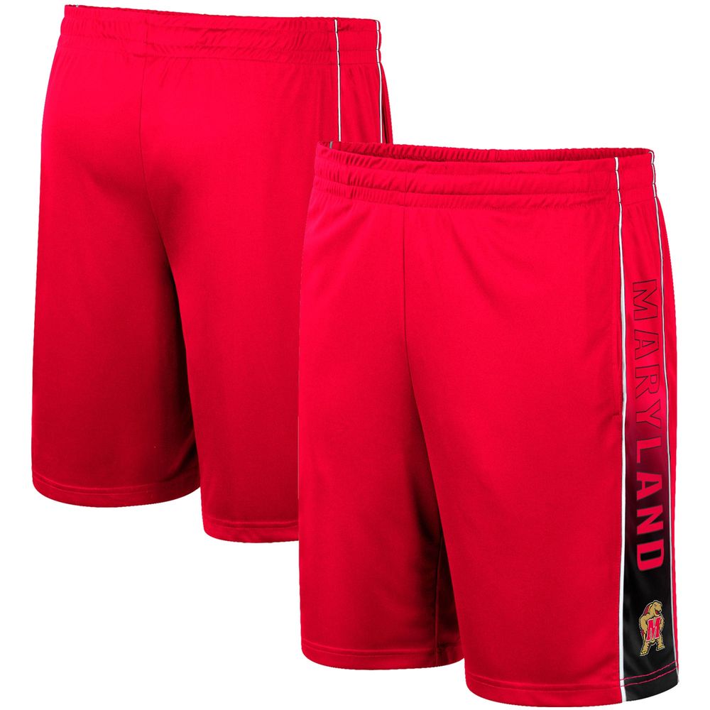 Men's Colosseum Red Maryland Terrapins Lazarus Shorts