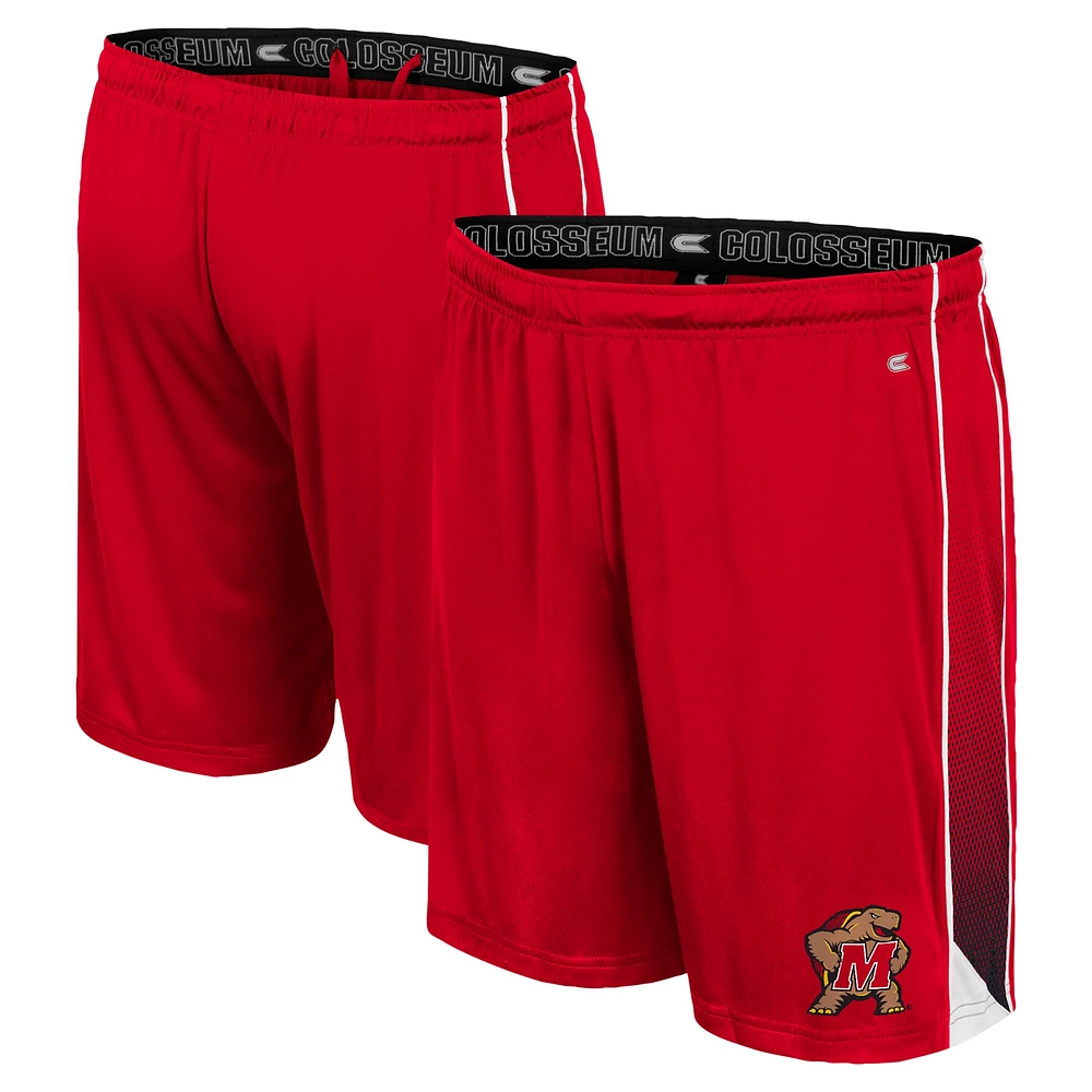 Short en ligne Colisée rouge Maryland Terrapins pour hommes