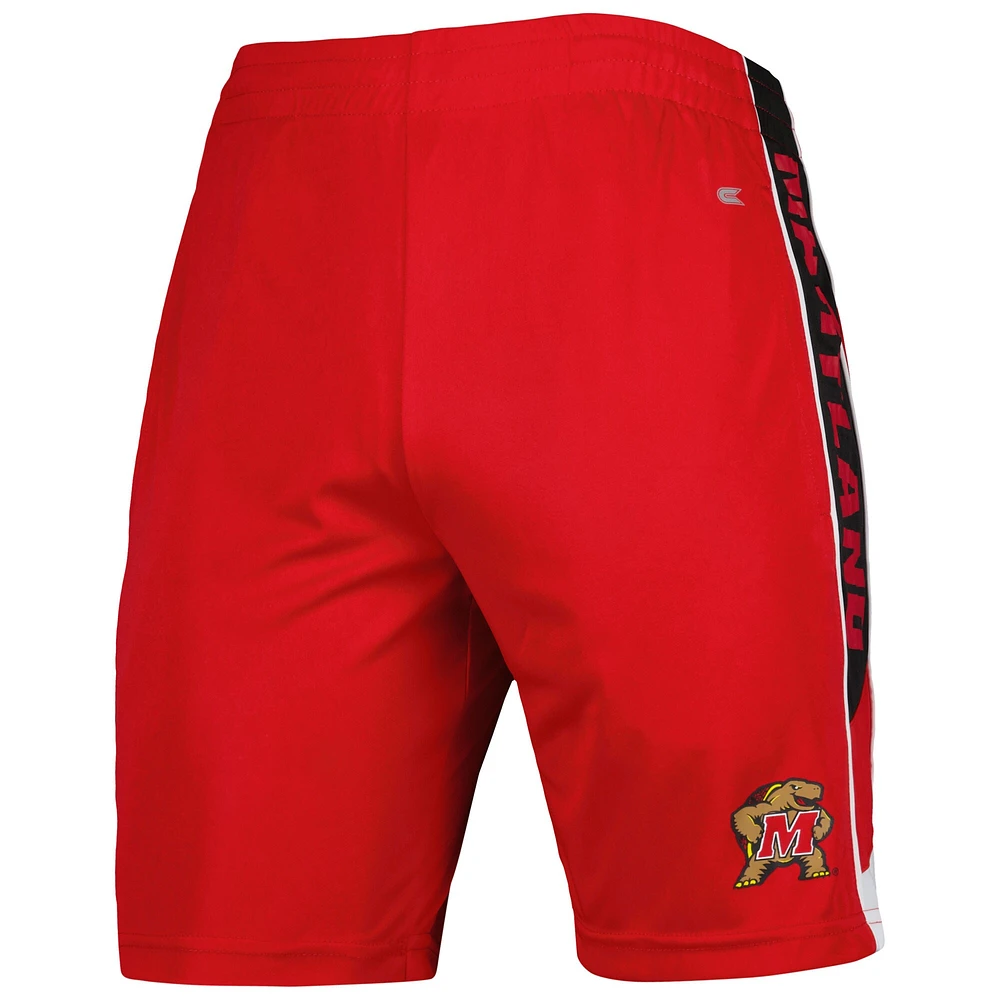 Short Colosseum Maryland Terrapins Pool Time pour homme rouge