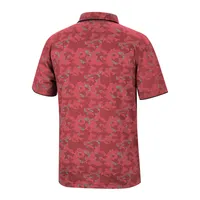 Men's Colosseum Red Maryland Terrapins Speedman Polo