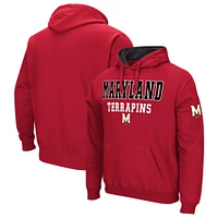 Sweat à capuche Colosseum Red Maryland Terrapins Sunrise pour homme