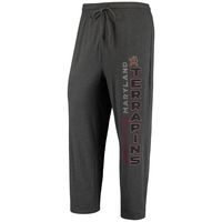 Men's Concepts Sport Heathered Charcoal/Red Maryland Terrapins Meter T-Shirt & Pants Sleep Set