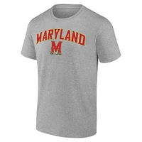 Men's Fanatics Steel Maryland Terrapins Campus T-Shirt