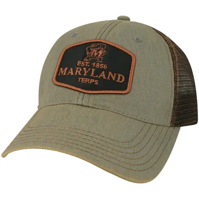Maryland Terrapins Practice Old Favorite Trucker Snapback Hat - Gray