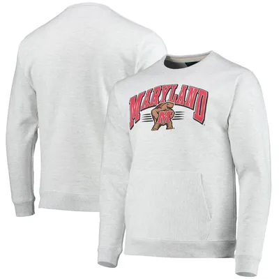 Maryland Terrapins League Collegiate Wear Upperclassman Pocket Pullover Sweatshirt - Heathered Gray