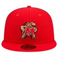 Casquette ajustée Maryland Terrapins 59FIFTY pour homme de New Era rouge