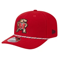 Casquette extensible à boutons-pression New Era Maryland Terrapins Gameday Multi-Rope 9SEVENTY pour homme