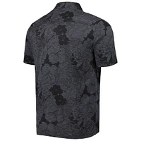 Polo Tommy Bahama Charcoal Maryland Terrapins Miramar Blooms pour homme