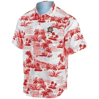 Chemise boutonnée Tommy Bahama Texas Red Maryland Terrapins Tropical Horizons pour hommes