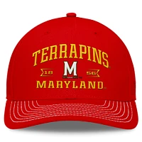 Casquette réglable Top of the World pour hommes, Maryland Terrapins Carson Trucker, rouge