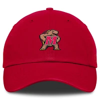 Men's Top of the World Red Maryland Terrapins Staple Adjustable Hat