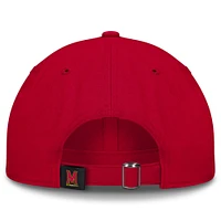 Men's Top of the World Red Maryland Terrapins Staple Adjustable Hat