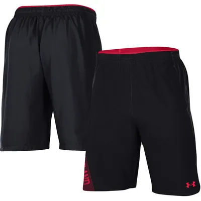 Maryland Terrapins Under Armour 2021 Sideline Woven Shorts - Black