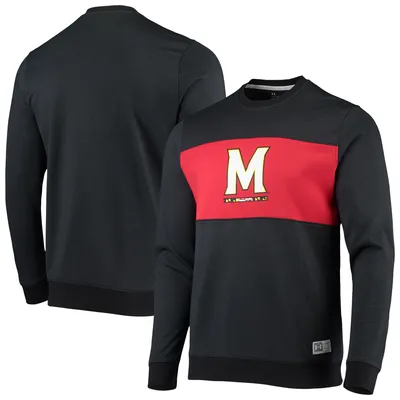 Maryland Terrapins Under Armour Game Day All Pullover Sweatshirt - Black
