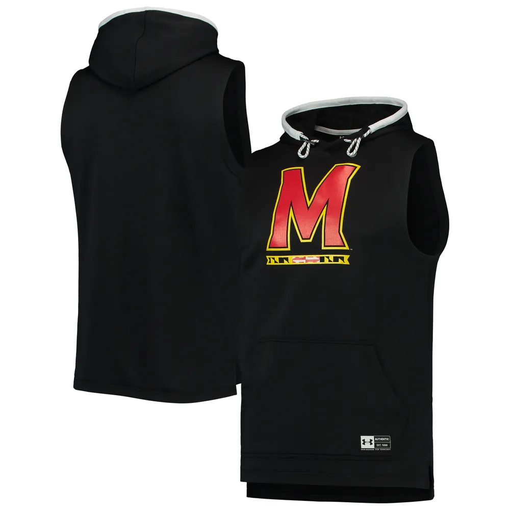 Lids Maryland Terrapins Under Armour Game Day Tech Sleeveless Hoodie