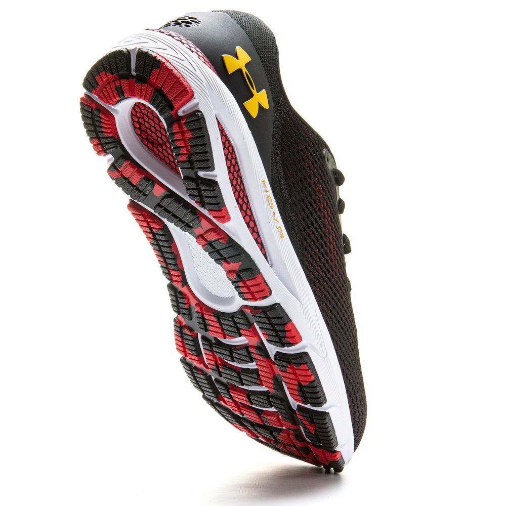 Men's Under Armour Black Maryland Terrapins HOVR Sonic 4 Running Shoe