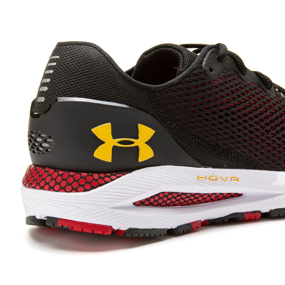 Men's Under Armour Black Maryland Terrapins HOVR Sonic 4 Running Shoe