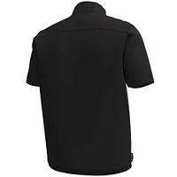 Haut à manches courtes et fermeture éclair quart de tour Maryland Terrapins Motivate pour homme Under Armour Black