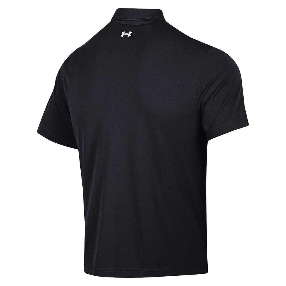 Men's Under Armour Black Maryland Terrapins T2 Green Day Polo
