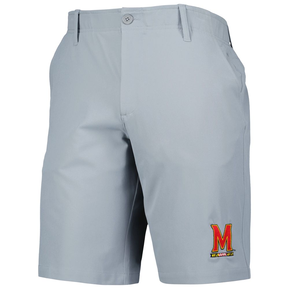 Men's Under Armour Gray Maryland Terrapins Drive Shorts