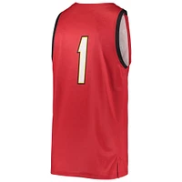 Under Armour #1 Rouge Maryland Terrapins College Replica Maillot de basket-ball pour homme