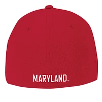 Casquette réglable rouge Maryland Terrapins Airvent Performance Under Armour pour homme