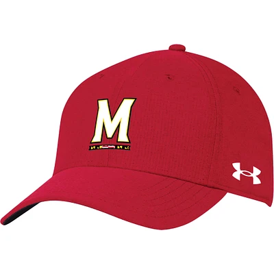 Casquette ajustable CoolSwitch AirVent des Maryland Terrapins d'Under Armour pour hommes, rouge