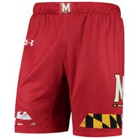 Men's Under Armour Red Maryland Terrapins Replica Basketball Short