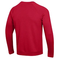 Sweat-shirt Under Armour Maryland Terrapins Script toute la journée rouge pour homme