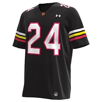 Men's Under Armour Roman Hemby Black Maryland Terrapins NIL Football Replica Player Jersey