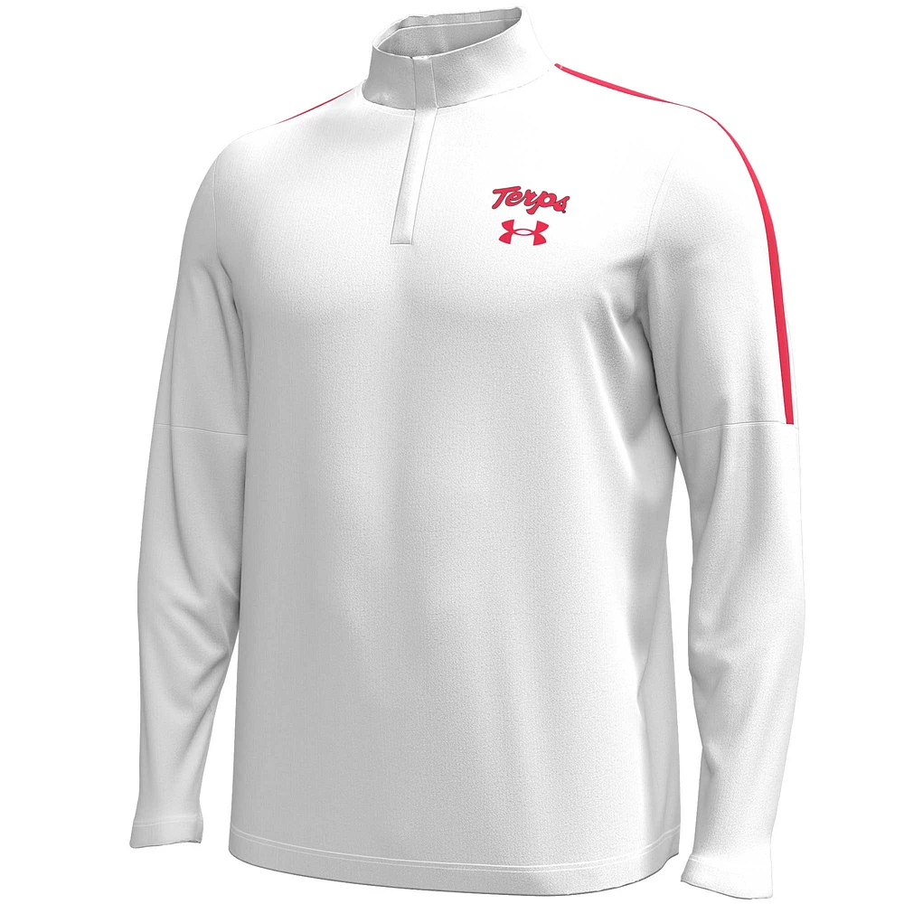 Men's Under Armour Maryland Terrapins Playoff Performance Quarter-Zip Jacket