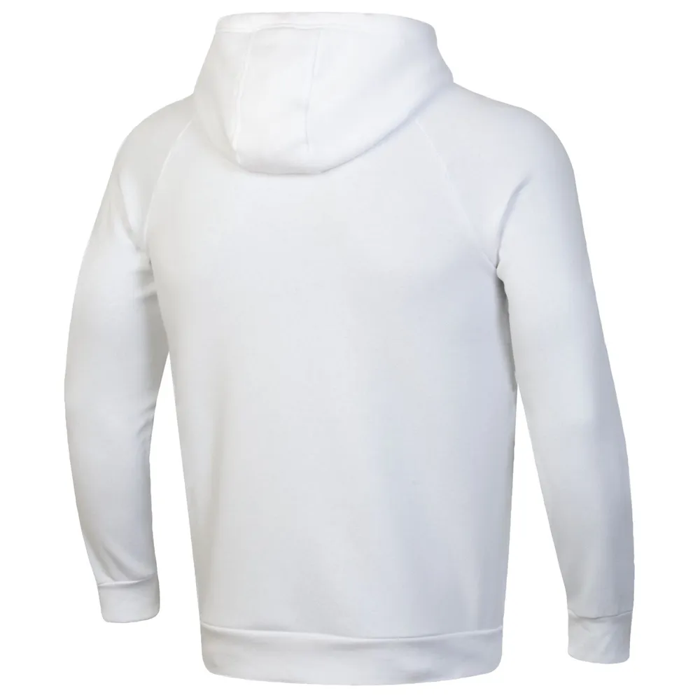 Sweat à capuche raglan Under Armour Maryland Terrapins Script toute la journée pour homme, blanc