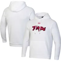 Sweat à capuche raglan Under Armour Maryland Terrapins Script toute la journée pour homme, blanc