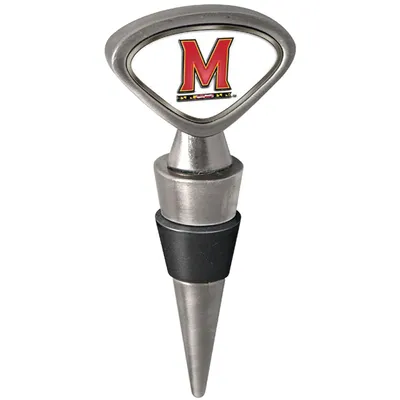 Maryland Terrapins Wine Stopper - Silver