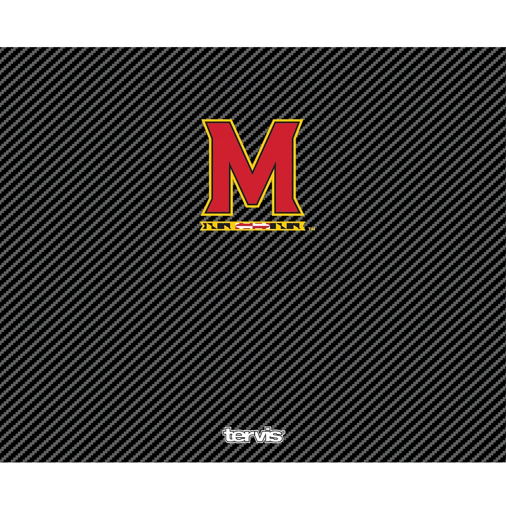 Tervis Maryland Terrapins 40oz. Carbon Fiber Wide Mouth Water Bottle