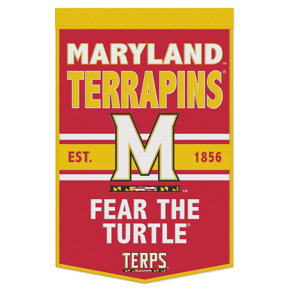 WinCraft Maryland Terrapins 24" x 38" Slogan Banner