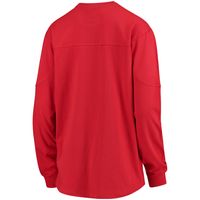 Women's Red Maryland Terrapins Edith Long Sleeve T-Shirt