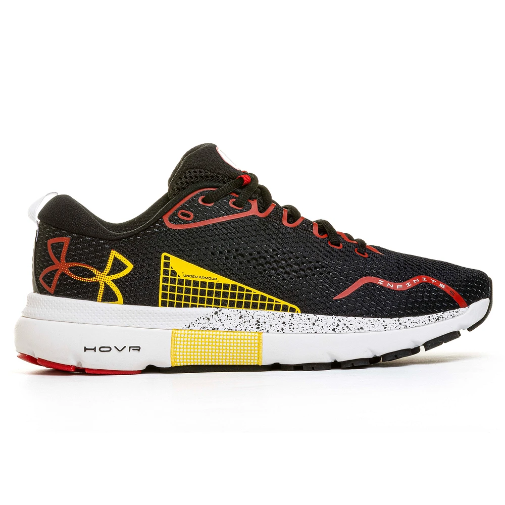 Women's Under Armour  Black Maryland Terrapins Infinite 5 Running Shoes