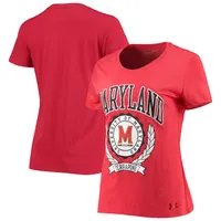 Maryland Terrapins Under Armour Women's T-Shirt - Red
