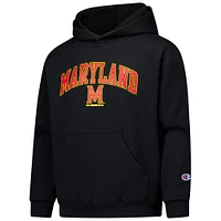 Youth Champion Black Maryland Terrapins Campus Pullover Hoodie